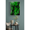 Malachite. Modern abstract painting New Media canvas print, signed and numbered